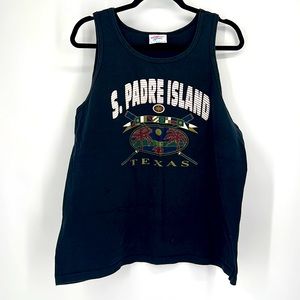 Vintage South Padre Island Texas Tank Top 90’s